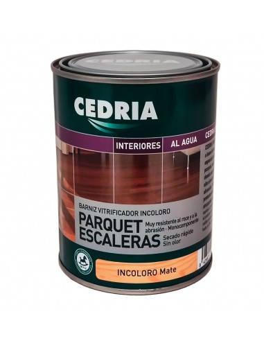 Barniz Parquet Escalera Incoloro CEDRIA