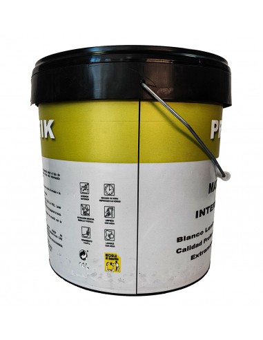 Pintura interior blanca económica PLACTIK simbología 14 L.