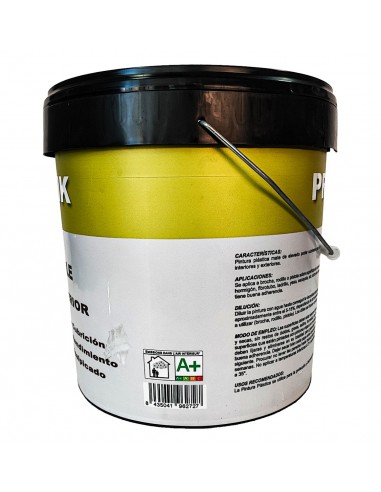 Pintura interior blanca económica PLACTIK 14 L. especificaciones