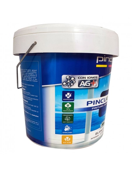 Pintura Antibacterias acrílica PINCUGIENIC lateral simbología