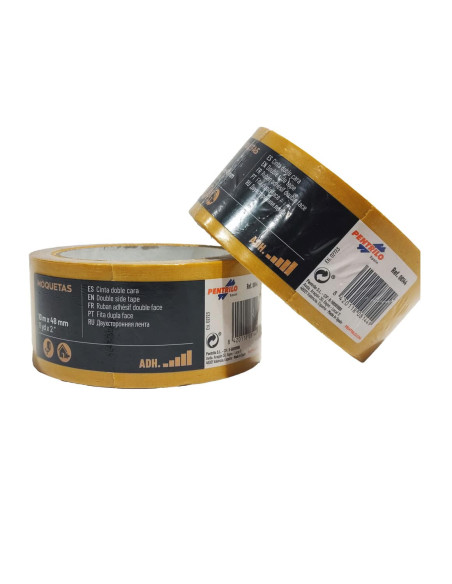 Cinta adhesiva doble cara para moqueta 4,8 cm x 10 m. PENTRILO-Tienda de Pinturas online Pinturom
