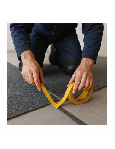 Cinta adhesiva doble cara para moqueta 4,8 cm x 10 m. PENTRILO-Tienda de Pinturas online Pinturom