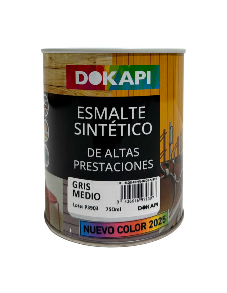 Esmalte Sintético DOKAPI Satinado Lata pequeña anverso