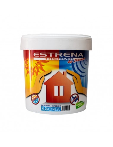 Pintura Plástica Anticalórica Estrena Thermik Pincusa Blanco Nieve