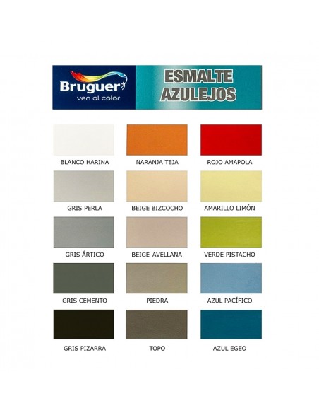 Pintura Azulejos y Baño BRUGUER brillante