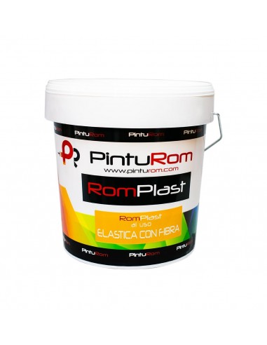 Plaste elástica con fibra ROMPLAST de PINTUROM premium 5kg.